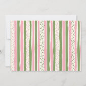 Einhorn und Dinosaurier Gemeinsamer Geburtstag Einladung (Rückseite)