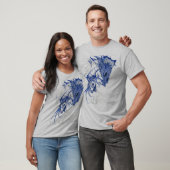 Einhorn-und Drache-Umarmen T-Shirt (Unisex)