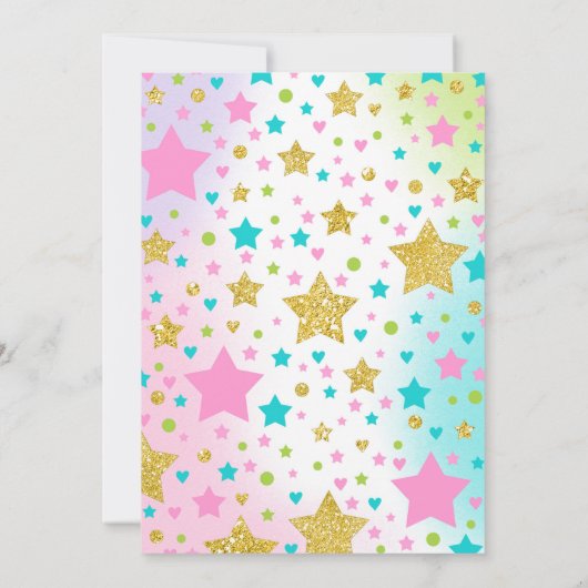 Einhorn-und Einladung (Rückseite)