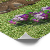 Einhorn und Freunde Fantasy Horse Art Poster (Ecke)