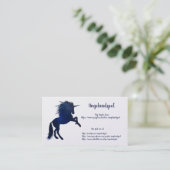 Einhorn und Horstträume Visitenkarte (Stehend Vorderseite)