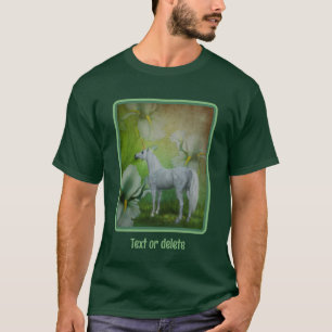 Einhorn und Lilies Fantasy Horst Art T-Shirt