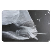 Einhorn und Löwenzahn flexibler Magnet (Horizontal)