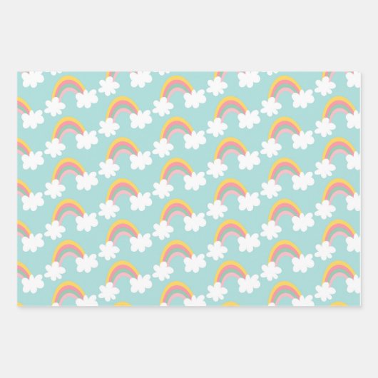 Einhorn- und Princess-Muster Geschenkpapier Set (Vorderseite 3)