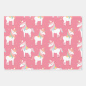 Einhorn- und Princess-Muster Geschenkpapier Set (Vorderseite 2)