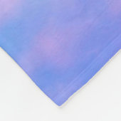 Einhorn und Regenbogen Fleecedecke (Ecke)