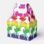 Einhorn und Regenbogen Geschenkschachtel (Rückseite)