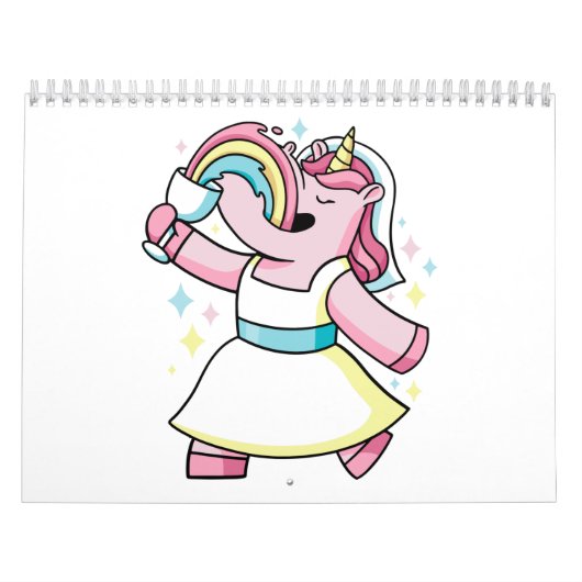 Einhorn und Regenbogen  Kalender (Titelbild)