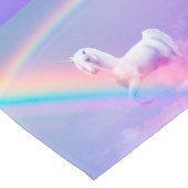 Einhorn und Regenbogen Kurzer Tischläufer (Ecke)