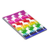 Einhorn und Regenbogen Notizblock (Rechte Seite)