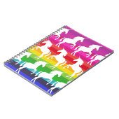 Einhorn und Regenbogen Notizblock (Linke Seite)