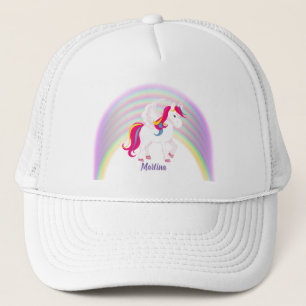 Einhorn und Regenbogen Truckerkappe