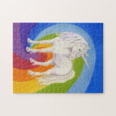 Einhorn- und Regenbogenpuzzlespiel Puzzle (Horizontal)