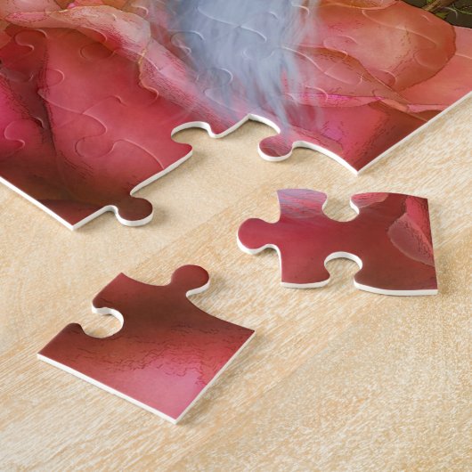 Einhorn und Rose Fantasy Horst Art Puzzle (Seite)