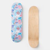 Einhorn und Schlösser Skateboard (Vorderseite)