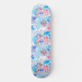 Einhorn und Schlösser Skateboard
