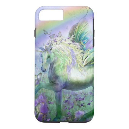 Einhorn und Schmetterlinge Case-Mate iPhone Hülle (Rückseite)