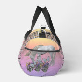 Einhorn und Schmetterlinge Personalisiert Duffle Bag (Rechts)