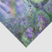 Einhorn und Schmetterlinge Seidenpapier (Ausschnitt)