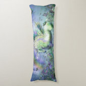 Einhorn und Schmetterlinge Seitenschläferkissen (Vorderseite Vertikal)