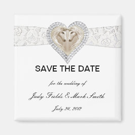 Einhorn und Spitze speichern das Datumsfenster Magnet