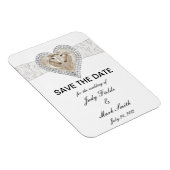 Einhorn und Spitze speichern das Datumsfenster Magnet (Rechte Seite)