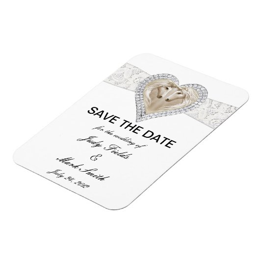 Einhorn und Spitze speichern das Datumsfenster Magnet (Linke Seite)