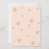 Einhorn und Sterne Geburtstag Einladung (Rückseite)