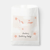 Einhorn und Sterne Geschenktütchen (Vorderseite)