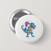 Einhorn und T-Rex Button (Vorne & Hinten)