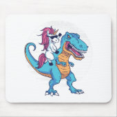 Einhorn und T-Rex Mousepad (Vorne)