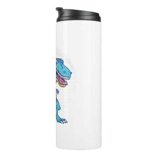 Einhorn und T-Rex Thermosbecher (Nach rechts gedreht)