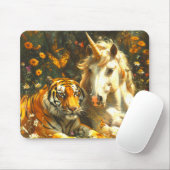 Einhorn und Tiger Mousepad (Mit Mouse)