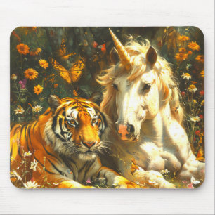 Einhorn und Tiger Mousepad