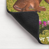 Einhorn und Wald Freunde Fantasy Art Mousepad (Ecke)