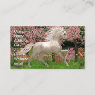 Einhorn und Wald Visitenkarte