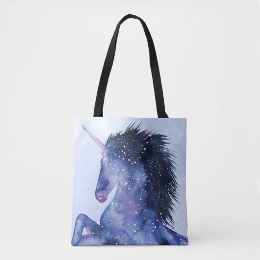 Einhorn-Universum - kosmisch Tasche (Vorderseite)