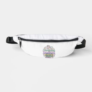 Einhorn-Unterricht mit Einhorn-Energie Fettgedruck Bauchtasche