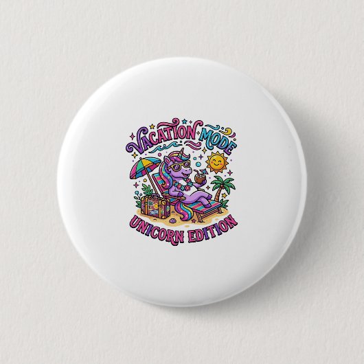 Einhorn Urlaubsmodus Einhorn Edition Werbespot P Button (Vorderseite)