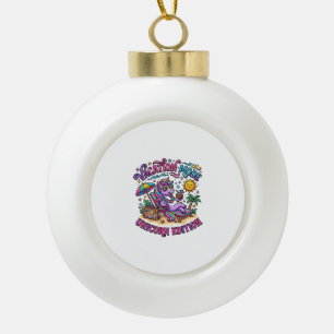 Einhorn Urlaubsmodus Einhorn Edition Werbespot P Keramik Kugel-Ornament