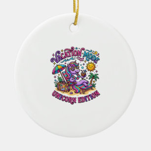 Einhorn Urlaubsmodus Einhorn Edition Werbespot P Keramik Ornament