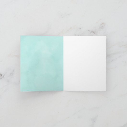 Einhorn-Valentinstag-Grußkarte (Innenseite)