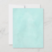 Einhorn-Valentinstag-Grußkarte Mitteilungskarte (Rückseite)