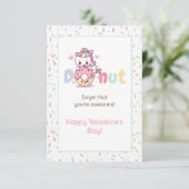 Einhorn-Valentinstag-Karte Einladung (Stehend Vorderseite)