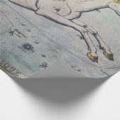 Einhorn-Verpackung oder Decoupage-Papier Geschenkpapier (Ecke)