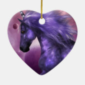 Einhorn-Verzierungen Keramik Ornament (Hinten)