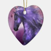 Einhorn-Verzierungen Keramik Ornament (Links)