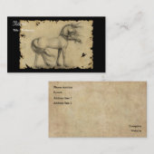 Einhorn Visitenkarte (Vorne/Hinten)