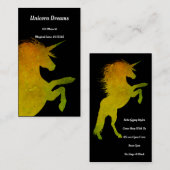 Einhorn Visitenkarte (Vorne/Hinten)