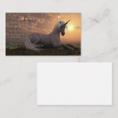 Einhorn Visitenkarte (Vorne/Hinten)